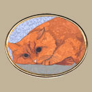 Cat Profile Pin